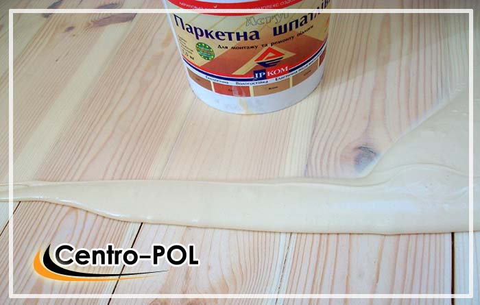 Замазка для деревянного пола
