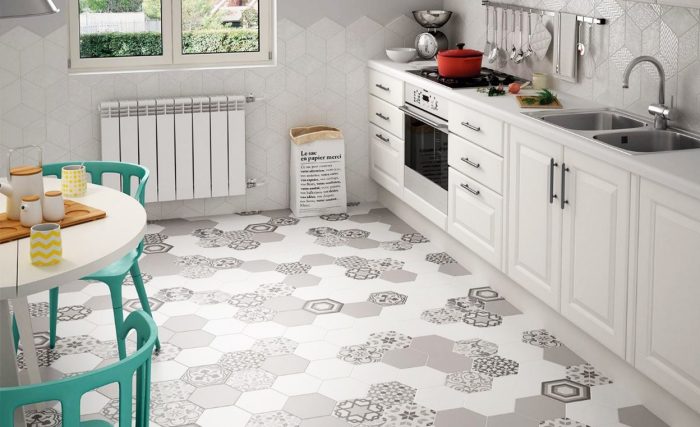 Керамическая плитка для пола на кухню: выбор и варианты дизайна