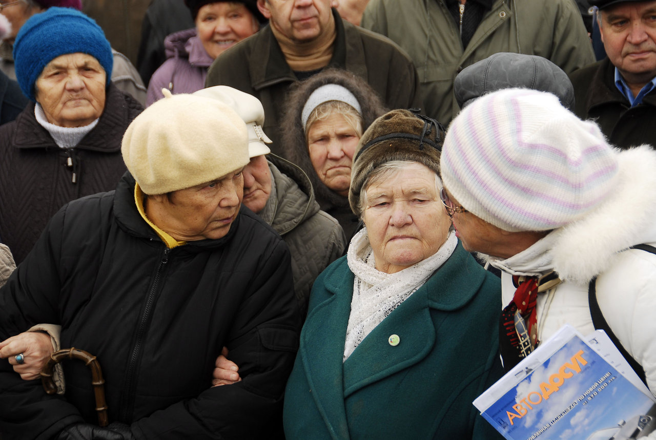 Пенсионеры в России